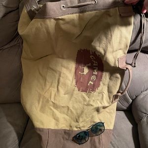 Vintage Camel Knapsack